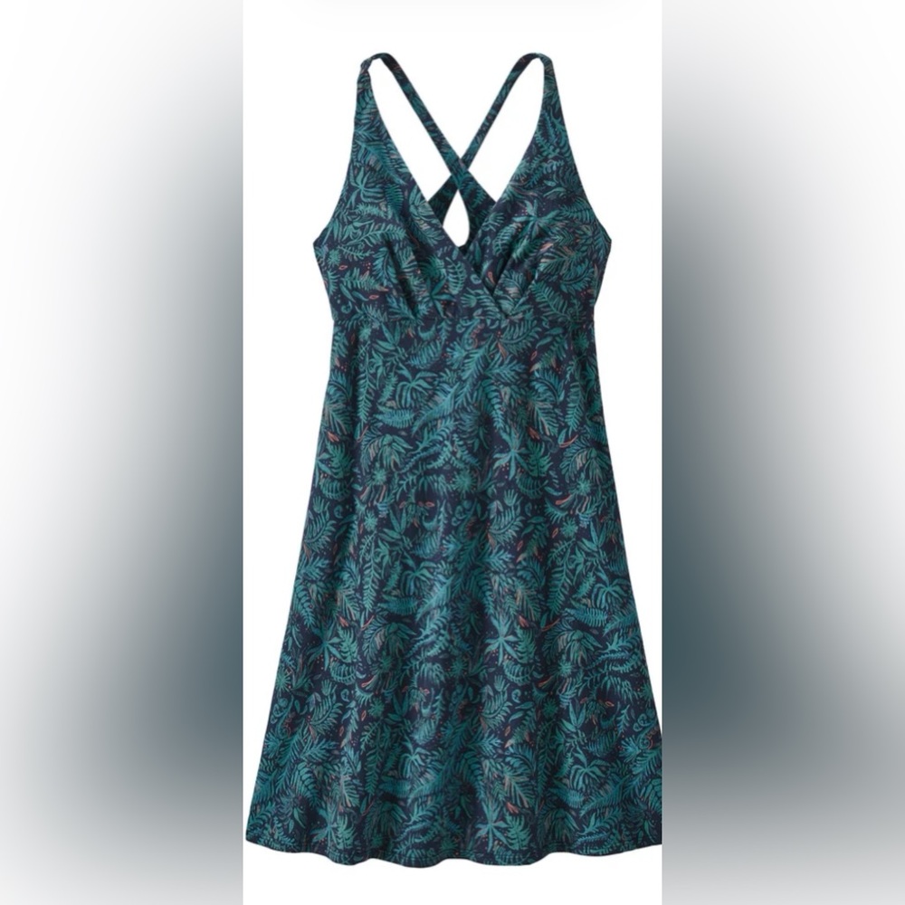Patagonia Leaf Print Dress